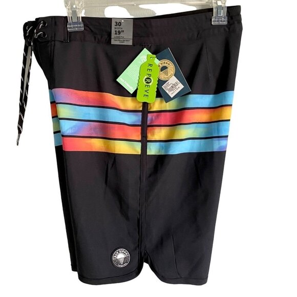 Sun Diego Board Shorts with Pockets Size 30 Eco Friendly NEW NWT - Picture 2 of 13